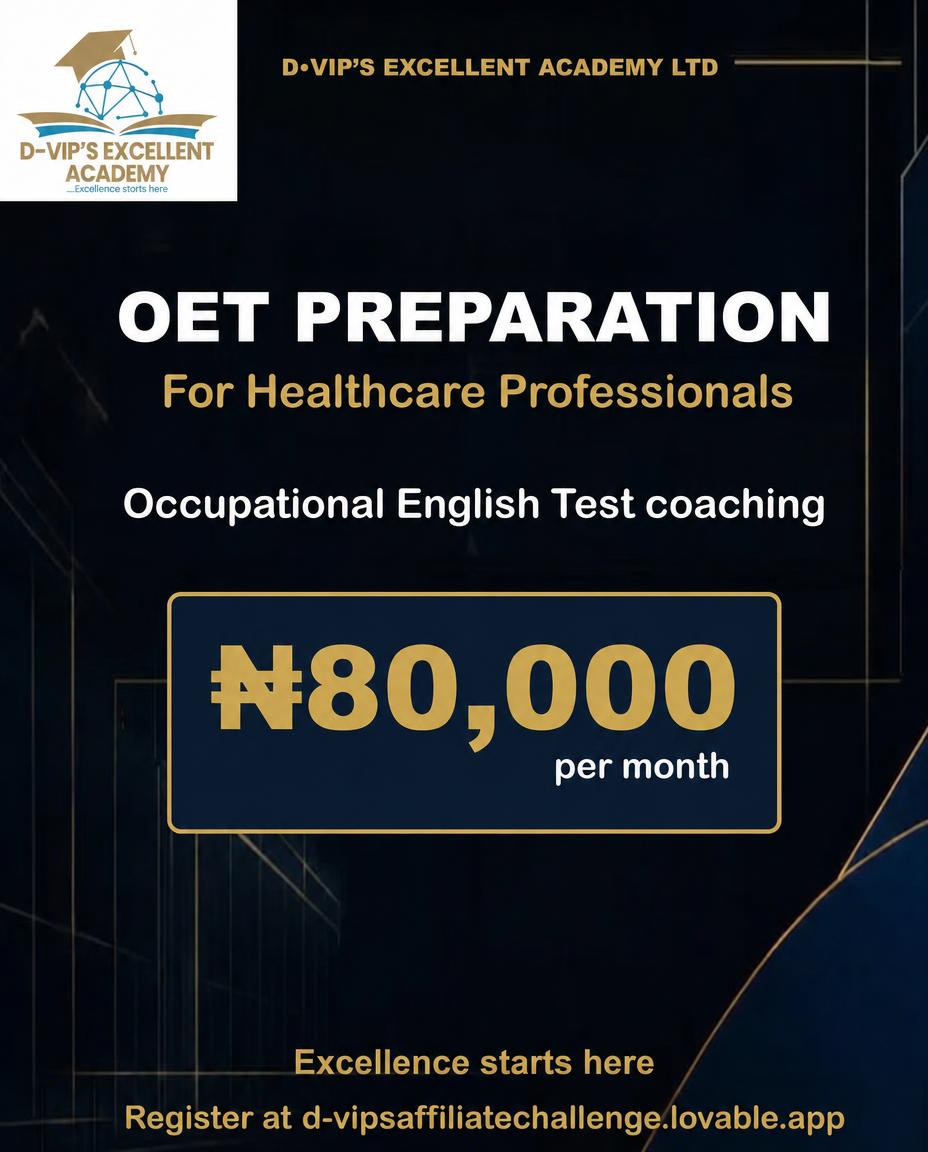 OET Group Class flyer